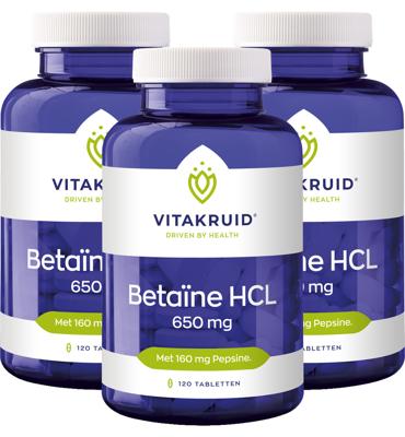 Vitakruid Betaïne HCL 650 mg Tabletten Vitakruid Betaïne HCL 650 mg Tabletten
