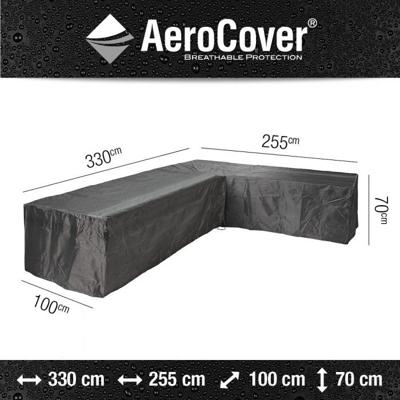 AeroCover hoeksethoes lage rug 330x255x100x70cm