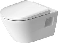 Toilet Duravit D-Neo Wand Set Rimless Diepspoel 54 cm Hoogglans Wit Duravit - thumbnail