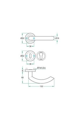 Krukgarn GINO SC rvs mat