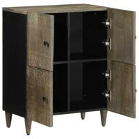 Dressoir 60x33x75 cm massief mangohout - thumbnail