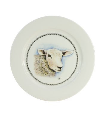 Boerenwinkel Ontbijtbord 21cm Schaap