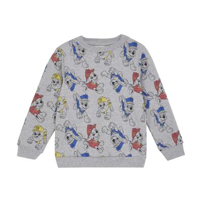 Minymo Jongens sweatshirt AOP - Grijs melange