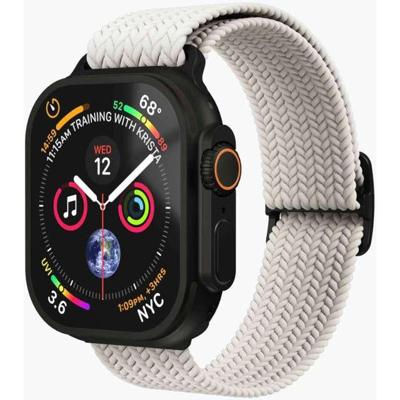Vonmählen Woven Loop For Apple Watch 40 - 41 - 42mm One Size Black/Cream