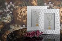 Clayre & Eef Fotolijst 13x18 cm Wit Kunststof Glas Fotokader - thumbnail