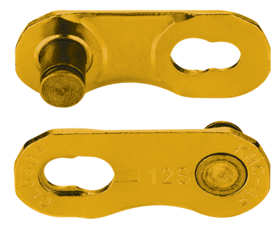 KMC verschlussglied connector flatnr gold 2pcs/card