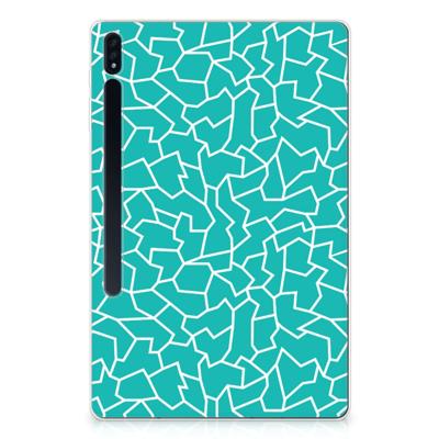 Samsung Galaxy Tab S7 Plus | S8 Plus Tablethoes Cracks Blue Samsung Galaxy Tab S7 Plus | S8 Plus Tablethoes Cracks Blue
