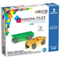 Magna-Tiles Auto's uitbreidingsset geel/groen 2 stuks - thumbnail