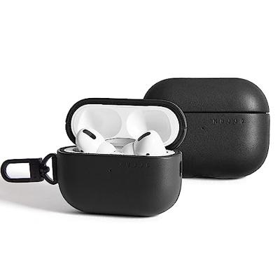 Mujjo Echelon Leather AirPods Pro (1 & 2) Case Black