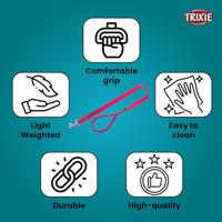 Hondenriem Trixie New Premium Fuchsia XS/S - thumbnail