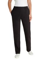 Comfortabele dames joggingbroek zwart - thumbnail