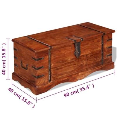 Opbergkist massief hout