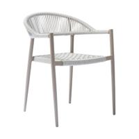 Woood Yellow tuinstoel Lichtgrijs - thumbnail