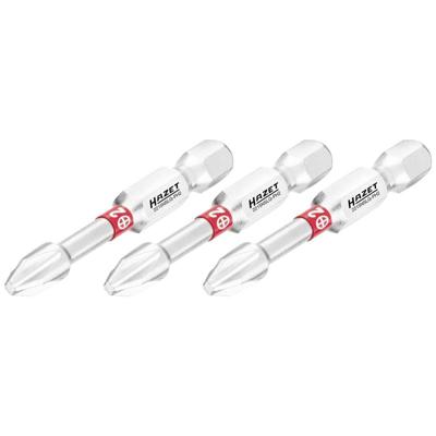 HAZET Bit 2215NSLG-PH2/3 · 1/4 inch (6,3 mm) zeskant massief · Kruiskop profiel PH · 3-delig · SW PH2