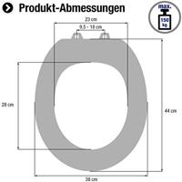 Cornat kstasc00 taro duroplast wc bril softclose 95-180mm - thumbnail
