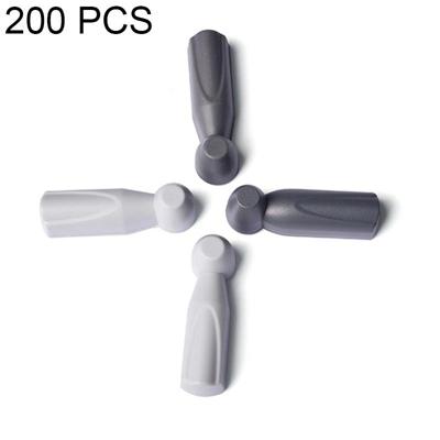 200 stuks HTG-005 kleine hamer anti-diefstal magnetische sluiting EAS anti-diefstal geluid en magnetische knoplabel voor supermarkt grondstoffen will