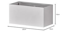 Fischer & Honsel Led wandlampWallo zilvergrijs - 30518 - thumbnail