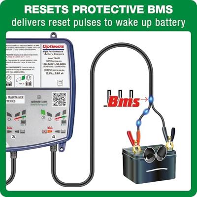 TecMATE acculader "optimate lithium 4x0.8a" optimate charger lithium 0.8v quad bank