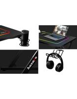 Gaming bureau Huzaro Hero 1.8 Black - thumbnail