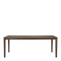 Ethnicraft Eettafel 'Bok' Gevernist Teakhout, 200 x 95cm - thumbnail