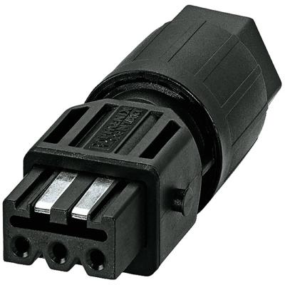 Phoenix Contact 1065121 Connector Stekker, recht Totaal aantal polen: 4 + PE 16 A, 10 A Zwart 1 stuk(s)