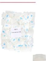Plakvoet 3M transparant t.b.v. bevestigingsdraad (100 st) - thumbnail