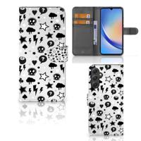 Telefoonhoesje met Naam Samsung Galaxy A24 4G Silver Punk - thumbnail