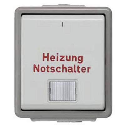 Siemens 5TA4741 Jaloezie-schakelaar Delta Grijs Schakelmateriaal 1 stuk(s)