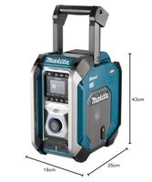Makita MR007G Bouwradio VHF (FM), DAB, DAB+ Bluetooth - thumbnail