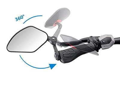 Krampe Klapbare spiegel kf sport met plug zwart