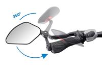 Krampe Klapbare spiegel kf sport met plug zwart - thumbnail