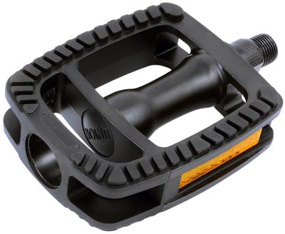 Union pedaal sp-812 edb as alu matzwart/antislip zwart