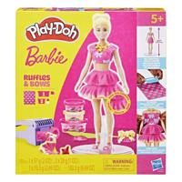 Play-Doh barbie ruches en strikken - 3 kleipotjes - thumbnail