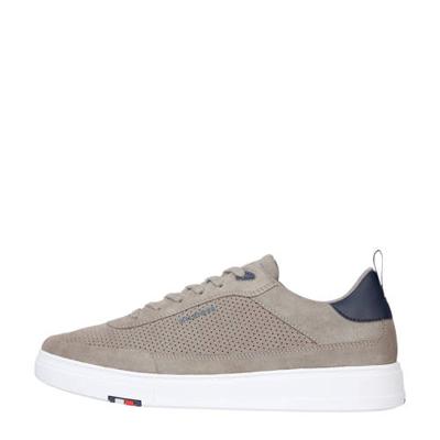Tommy Hilfiger Modern Cupsole Perf Suede sneakers taupe