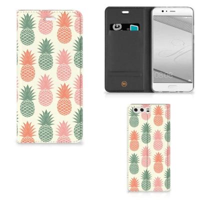 Huawei P10 Plus | Flip Style Cover | Ananas