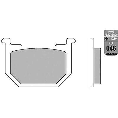 GALFER remblokken "fd046" brake pad fd046 g1054 organic