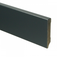 MDF Moderne plint 70x12 voorgelakt RAL7016 - lengte 240cm - thumbnail