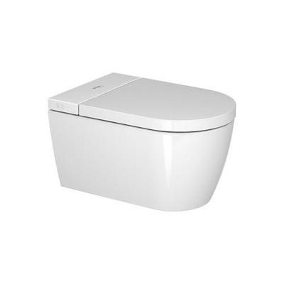 Duravit SensoWash Starck F Plus douchewc - 37.8x57.5cm - spoelrandloos - met closetzitting - Automatisch openen/sluiten van deksel - glans wit 650000012004320