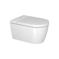 Duravit SensoWash Starck F Plus douchewc - 37.8x57.5cm - spoelrandloos - met closetzitting - Automatisch openen/sluiten van deksel - glans wit 650000012004320 - thumbnail