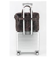 Juscha JU-48210 Laptop Aktetas Roberto Romano TORINO Bruin, Echt Leer 31x42x12cm - thumbnail