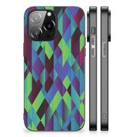 iPhone 14 Pro Max Backcover Abstract Green Blue - thumbnail