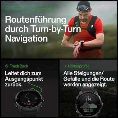 Smartwatch Polar Zwart - thumbnail
