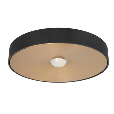 Highlight PlafondlampBright zwart met messing Ø 26cm - P6502.38