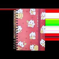 Kenji Notebook Hardcover Ring A5 - KLAND NYAN - JI - thumbnail
