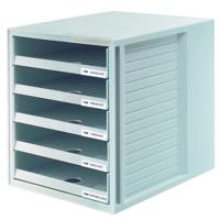 HAN HA-1401-FO-11 Ladenkast Met 5 Open Laden Voor Kast Grijs In Folie - thumbnail