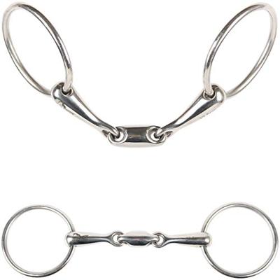 Harrys Horse dubbel gebroken watertrens zilver maat:14,5