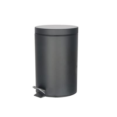 Dutch House Pedaalemmer 3 Liter Rvs Zwart Dutch House Pedaalemmer 3 Liter Rvs Zwart