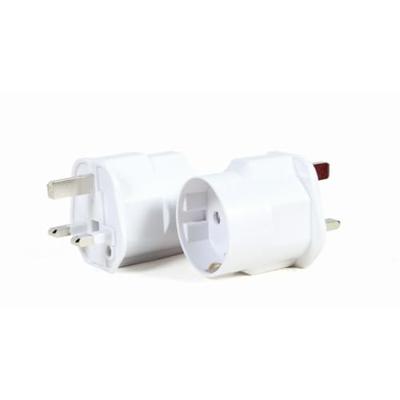 Gembird A-AC-EUFUKM-01 Wisselstroomadapter, EU Schuko-stopcontact naar UK-stekker, 13 A