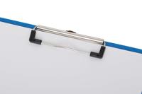 MAUL klemplaat Flexx PP A4 staand helder blauw - thumbnail