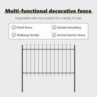 VidaXL Tuinhek grijs 1,7 x 1 m poedercoating staal - thumbnail